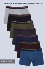 Van Heusen Men’s Cotton Boxer Briefs Pack of 2 | Long Trunk | No ride-up | Super Combed Cotton for softness | Open Front Fly | Moisture‑Wicking | Sweat Absorbant | All‑Day Fresh Technology | Long Lasting Colors |Soft Plush Waistband | Label‑Free Comfort | style 10032 - Image 7