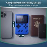 TOYTONIC Rechargeable Pocket Video Game Console for Kids 400-in-1 Retro Handheld Gaming Device with Built-in Classic Games, TV Output Support(Color Assorted) - Image 2