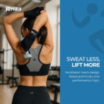 Hykes Gym Gloves for Men Workout Unisex Hand Gloves for Gym for Men & Women with Wrist Support for Weightlifting, Workout Comfortable Fit Bike Riding, Cycling Handgloves - Powerhold - Image 4