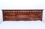 Ganpati Arts Sheesham Wood Armania King Size Bed with Box Storage for Bedroom Living Room Wooden Double Bed Palang (Natural Finish) - Image 5