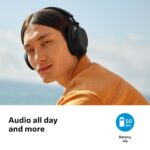 Sennheiser ACCENTUM Wireless Headphones, German Design, Hybrid ANC, 50H Battery, Multipoint Connectivity, Crystal Clear Calls, 10 Min Quick Charge = 5Hr Playback, 1Y Warranty, Black - Image 5