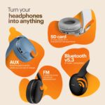 Noise Two Wireless On Ear Headphones with 50 Hours Playtime, Low Latency(up to 45ms), 4 Play Modes, Dual Pairing, BT v5.3 (Bold Black) - Image 5