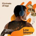 Noise Two Wireless On Ear Headphones with 50 Hours Playtime, Low Latency(up to 45ms), 4 Play Modes, Dual Pairing, BT v5.3 (Bold Black) - Image 4