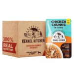 Kennel Kitchen Chicken Chunks in Gravy, 130g (Pack of 24) | Wet Dog Food for Adult & Puppy | Dog Food Gravy with Regionally Sourced Fresh Chicken | Free from Artificial Colours & Preservatives - Image 3