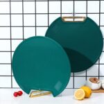 Round Chopping Board, Veg Cutting Board Double-Sided Chopping Board Antibacterial Chopping Block Thickened Kitchenware Cutting Serving Tool - Image 6