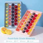 Round Ice Ball Maker Tray with Lid, 33 Cavities, BPA-Free Food-Safe Material, Easy Release, Reusable - Image 6
