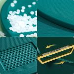 GION Double Sided Round Cutting Chopping Board Antibacterial Chopping Block Thickened Kitchenware Board/Plate/Tray for Meat, Vegetable, Fruit Cutting (1Pcs) - Image 5