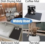 Large Kitchen Water Absorbent Mat for Dish Drying | Mat for Drying Kitchen Utensils | Extra-Large Drying mat for Kitchen Water-Absorbing Drying mats for kitchenware (30 * 40) - Image 3