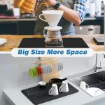 Large Kitchen Water Absorbent Mat for Dish Drying | Mat for Drying Kitchen Utensils | Extra-Large Drying mat for Kitchen Water-Absorbing Drying mats for kitchenware (30 * 40) - Image 4