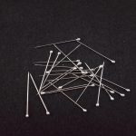 Shirt Pins with Silver Head – 2500 Pcs Stainless Steel Metal for Pinning Shirts & Garment Accessories – Collar Support Tailoring for Dressmaking & Sewing