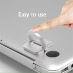 GK ELITE Alloy Steel Laptop Riser Stand 2 Pieces, Foldable Invisible Keyboard Elevation Support with Self-Adhesive Base and Anti-Slip Silicone Feet for Laptops - Image 3