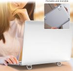 GK ELITE Alloy Steel Laptop Riser Stand 2 Pieces, Foldable Invisible Keyboard Elevation Support with Self-Adhesive Base and Anti-Slip Silicone Feet for Laptops - Image 5