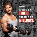 Slovic Dumbbell Set 10 KG (5 KG x 2) | Hexa Dumbbells Set for Home Workout | 5 KG Dumbbells Pair for Exercise | Gym Equipment for Home Workout | Anti Skid Rubber Dumbbell Black - Image 6