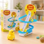 Glitzy Duck Climbing Stair Toy with 3 Ducklings | Sliding Track Escalator Toy with Lights & Music | Automatic Duck Track for Kids | Educational Musical Gift for Toddlers, Boys & Girls - Image 7
