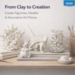 NARA Hard & Strong Air Dry Clay 500g, White, Quality Materials, Fast Drying Clay for Modelling, Coating, Sculpting & Craft Projects, No Oven or Kiln Needed - Image 7