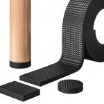 Furniture Pads Floor Protector Strip Chair Leg Floor Protector Chair Leg Protector Cap Chair Protector for Legs Chair Protector for Legs 6mm Thicken Foam Anti-Slip Textured Surface(13ft x0.78 in)