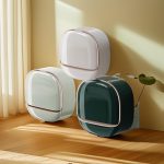 Luxury Waterproof Wall-Mounted Soap Holder with Flip Cover | Dustproof Soap Storage Box | No-Drill Self-Adhesive Soap Case | Bathroom & Kitchen Organizer - Image 2