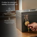 Godrej Padlock | Navtal 7 Lever with 21mm Shut Height | 65mm | Heavy Duty Brass Lock with Hardened Steel Shackle | 4 Keys | for Main Doors, Gates, Shutters, Lockers & Warehouses | 1 Yr Warranty - Image 7