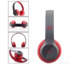 P 47 Wireless Bluetooth Headphones with Mic, Foldable Over-Ear Headset, FM/SD Card Support, Deep Bass, Volume Control, Black - Image 4