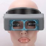 Levin Head-Mounted Headband Reading Magnifier Head Wearing Magnifying Glass Loupe 4 Magnifications Glasses 1.5X, 2X, 2.5X, 3.5X Magnifying Glass - Image 3