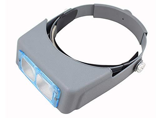 31O5WqP7tKL.jpg Levin Head-Mounted Headband Reading Magnifier Head Wearing Magnifying Glass Loupe 4 Magnifications Glasses 1.5X, 2X, 2.5X, 3.5X Magnifying Glass - Image 1