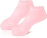 Silicon Heel Socks Heel for Crack Spa Gel Socks for Women and Men, Feet Protector Crack Heel Repair Socks with Moisturizing Natural Oil and Vitamin E Repair Dry Repair (1-PAIR)(A2) - Image 4