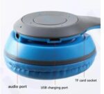 P 47 Wireless Bluetooth Headphones with Mic, Foldable Over-Ear Headset, FM/SD Card Support, Deep Bass, Volume Control, Black - Image 3