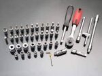 46 in 1 Pcs Tool Kit and Screwdriver and Socket Set Multi Purpose Tool Case Essential DIY Repair Tool Set for Home and Office (Multicolor) - Image 4