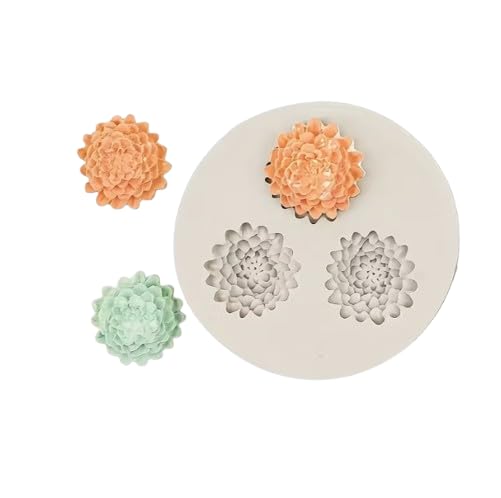 31uLyRMPH1L.jpg RKPM HOMES 3-Cavity Flower Silicone Fondant Mold | Mini 3D Blossom Shape Fondant Baking Mould | for DIY Handmade Wax Melt Chocolate, Candy, Resin Art Craft & Soap Making, Baking Tool Home Decorations - Image 1