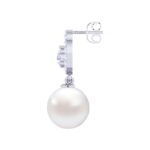 CLARA 925 Sterling Silver Dante Pearl Pendant Earrings Chain Bracelet Ring for Women & Girls| Platinum Plated | Gift for her - Image 4