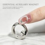 Bluedeal Ring Cat Eye Magnet for Nails, Strong Hollow Circle Magnet for Black Hole & Halo Effects, Precision Tool for Cat Eye Gel Polish DIY Salon Use - Image 3