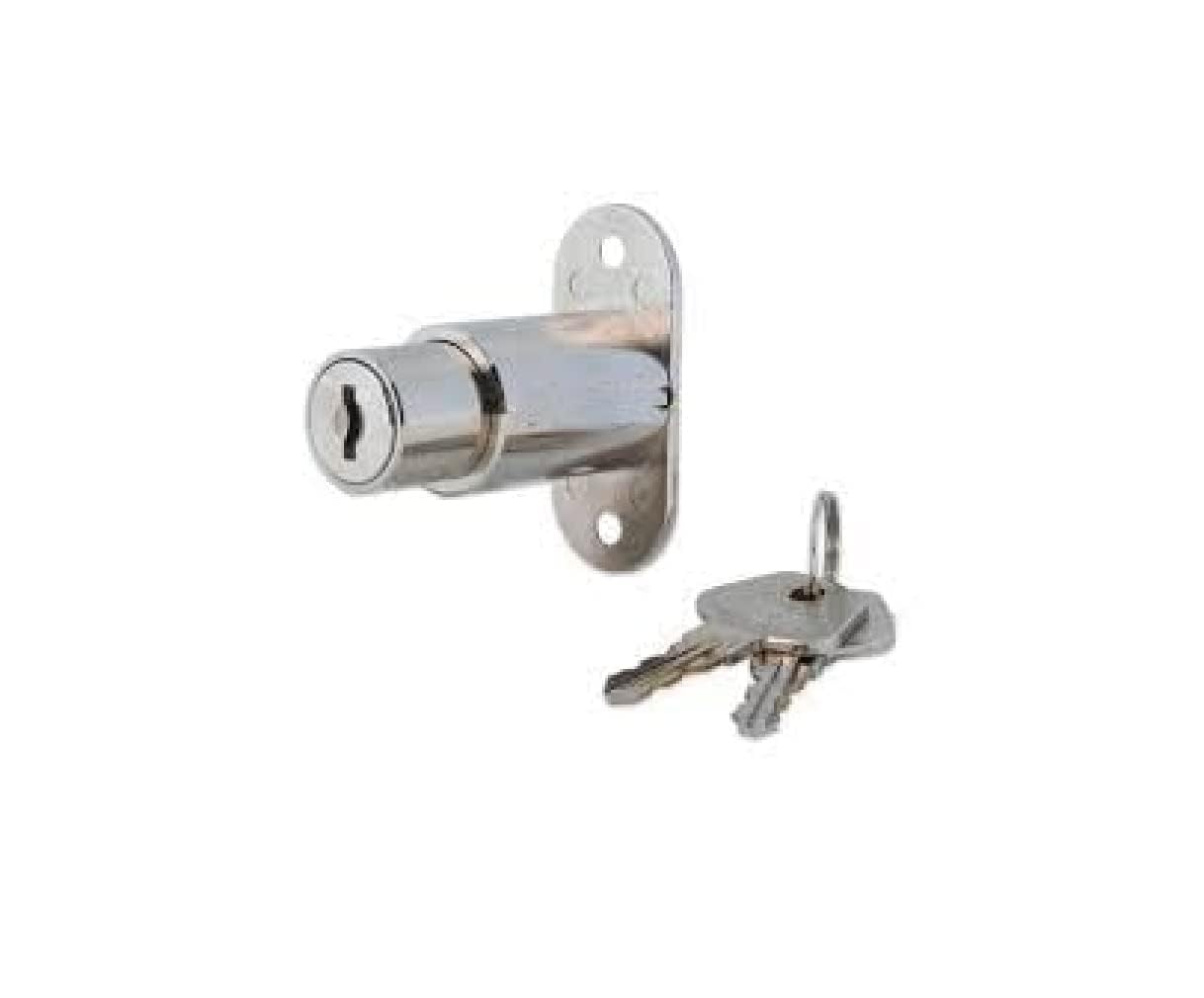 41491DYAljL._SL1218_.jpg Stainless Steel Wardrobe Sliding Lock (Push Lock) (32mm) - Image 1