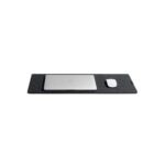 DailyObjects Premium Vegan Leather Mini Desk Mat Organiser | Anti-Skid | Anti-Slip | 63 * 28 cm | Reversible Desk Spread Turf Desk/Laptop Mat for Work from Home/Office/Gaming | Turf Felt - Black - Image 7