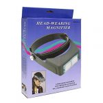 Levin Head-Mounted Headband Reading Magnifier Head Wearing Magnifying Glass Loupe 4 Magnifications Glasses 1.5X, 2X, 2.5X, 3.5X Magnifying Glass - Image 5