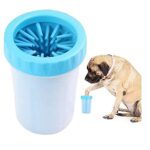 Dog Trust Dog Grooming Foot/Paw Washing Cup, Pet Paw Cleaner, Portable Dog Washer with Feet Soft Silicone Bristles Small Medium Large Dogs (Color May Vary) (Medium)