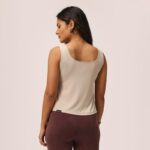 BlissClub Womens EverFlow Tank, Snug Fit, Square Neckline, Soft-Handfeel, All-Day Comfort, Everyday Wear - Image 5