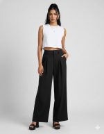 Nermosa High-Waist Korean Trousers with Wide Baggy Fit | Trendy GenZ Streetwear Pants - Image 4