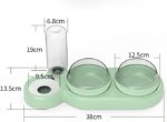Emcapt Wet and Dry Food Pet Utensils Bowl for Small and Adult Dog Cat | Rotatable & Detachable Pet Feeder Bowl | Automatic Water Dispenser Bottle, Pet Feeder for Small Animals (Pack of 1) (Design 1) - Image 6