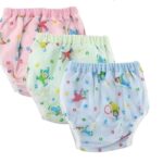 Baby Waterproof Reusable Training Pants, Leak-Proof, Soft Elastic Waistband, Clown Print, 3 Pack