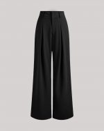 Nermosa High-Waist Korean Trousers with Wide Baggy Fit | Trendy GenZ Streetwear Pants - Image 3