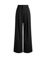 Nermosa High-Waist Korean Trousers with Wide Baggy Fit | Trendy GenZ Streetwear Pants