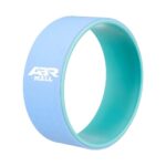 Fitness Yoga Wheel for Back Pain Relief – Durable Dharma Yoga Prop Wheel for Stretching, Backbends, Deep Tissue Massage & Flexibility Training (Anti-Slip, Sweat-Resistant, Eco-Friendly) Blue