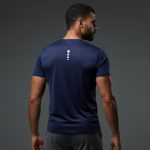 Round Neck Moisture Absorbing Performance Half Sleeve Slim Fit T-Shirt for Men | Quick Dry Technology | Light Weight & Breathable Fabric | Ideal for Indoor & Outdoor Physical Activity - Image 3