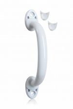 6 Inch UPVC Mesh Handle for Windows & Doors | White D-Type Mesh Handle | Durable & Easy Grip | Rust-Free, Long-Lasting Home Hardware | Pack of 2 - Image 2