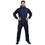 Trustous Men's Waterproof Raincoat Suit with Hood | Jacket & Pant Rainwear Set | Full Body Waterproof Raincoat for Men | Outdoor Monsoon Wear | Lightweight Premium Rain Suit.