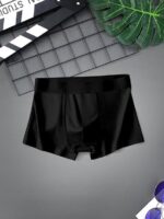 Men’s Anti-Bacterial Airsoft Trunk | Regular Fit Nylon Underwear | Breathable & Moisture-Wicking | Multicolor Pack of 3 - Image 4