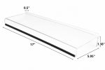 Transparent Acrylic Keyboard Stand for Desk, Ergonomic Computer Keyboard Riser, Space Saving Desktop Organizer, Anti Slip Clear Keyboard Holder, Modern Office and Home Workspace Accessory - Image 2