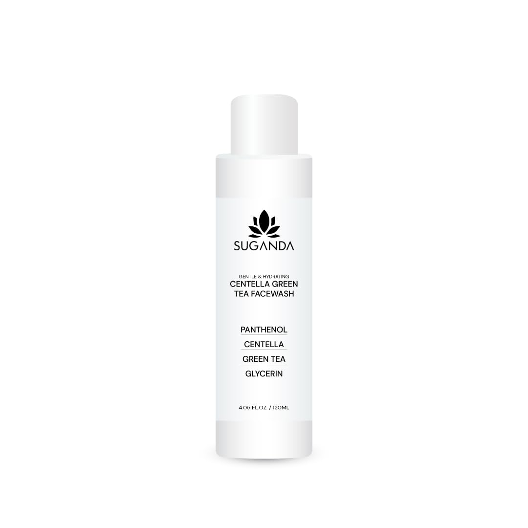 41TAhQn67aL._SL1080_.jpg Suganda Centella Green Tea Face Wash | Gentle Hydrating Cleanser with Panthenol & CICA | Sulfate-Free Daily Face Wash for Oily, Sensitive & Acne-Prone Skin | Removes Dirt, Oil & Makeup | 120 ml - Image 1