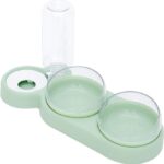 Emcapt Wet and Dry Food Pet Utensils Bowl for Small and Adult Dog Cat | Rotatable & Detachable Pet Feeder Bowl | Automatic Water Dispenser Bottle, Pet Feeder for Small Animals (Pack of 1) (Design 1) - Image 4