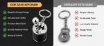 Gear Shift Keychain for Car Lovers – 6 Speed Manual Transmission Gearbox Keyring, Movable Metal Shifter Lever, Premium Automotive Gift for Men, Boys & Car Enthusiasts (Pack of 1) - Image 7